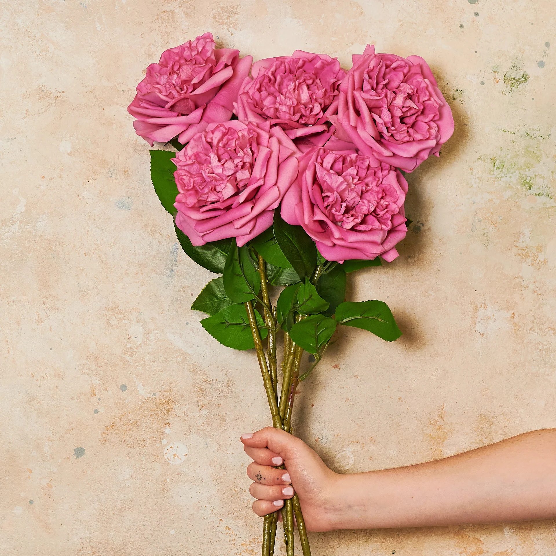 Austin Rose Real Touch Flower Stem - Image 3