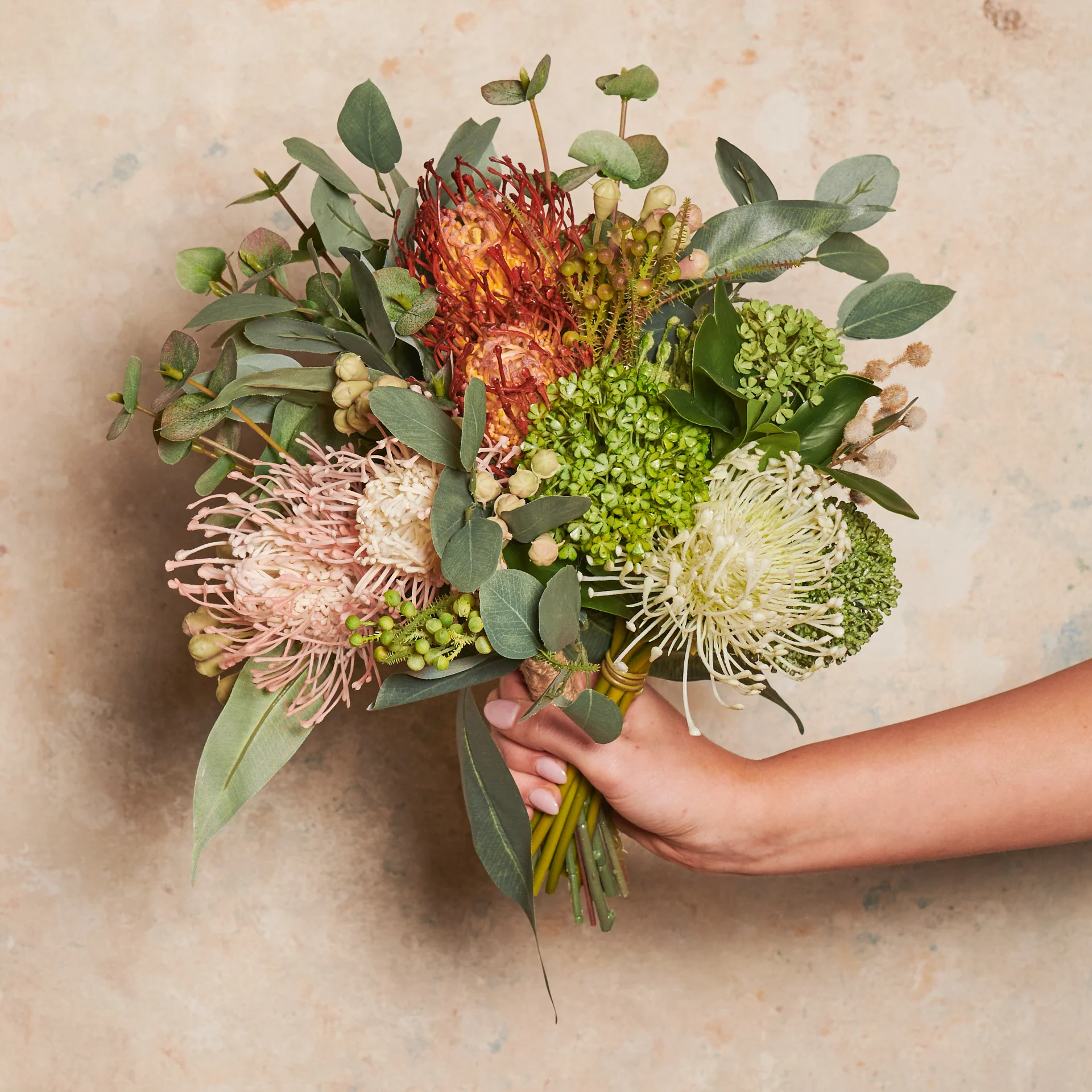 Australian Native Mixed Real Touch Flower Bouquet - Image 7