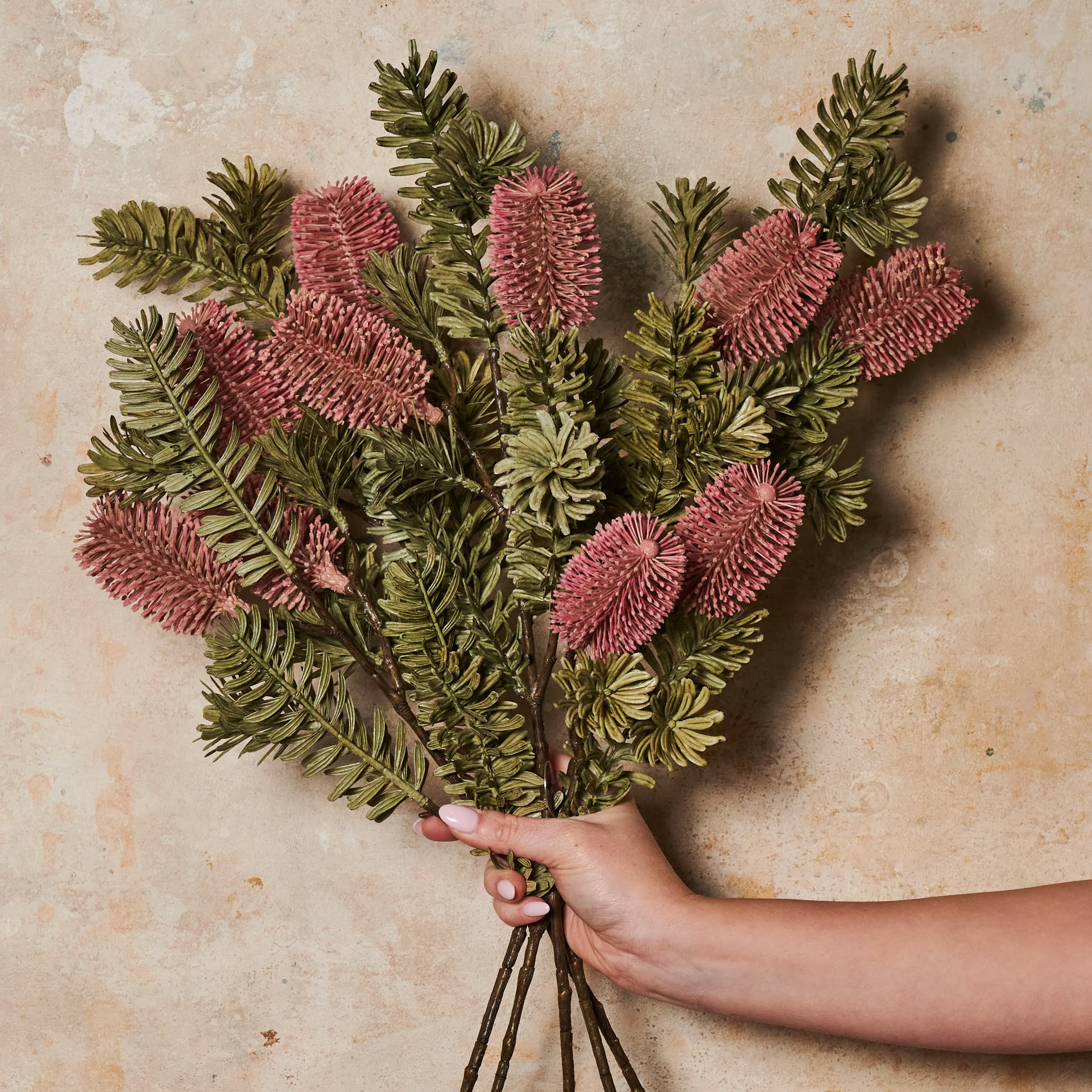 Banksia Spray Real Touch Flower Stem - Image 2