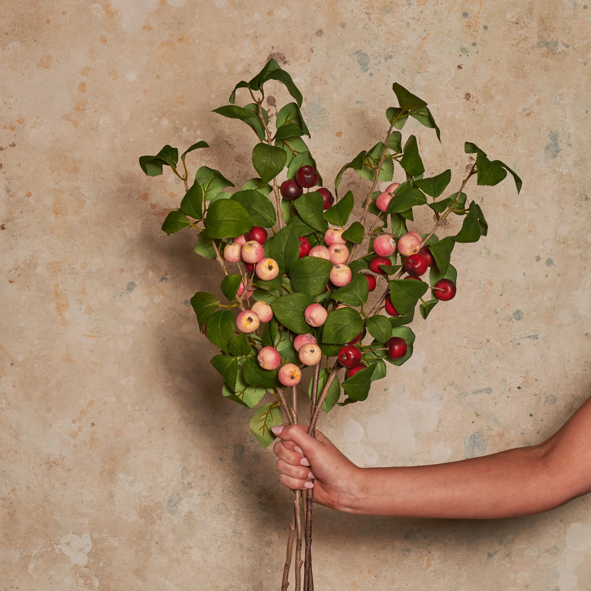 Crabapple Spray Real Touch Flower Stem - Image 2