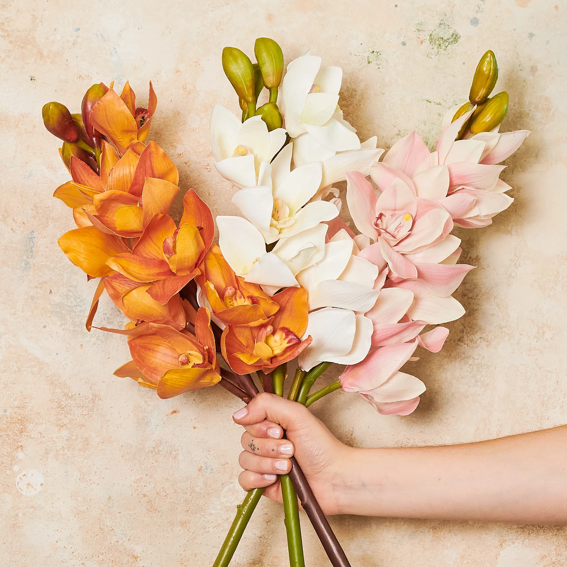 Cymbidium Orchid Real Touch Flower Stem - Image 8