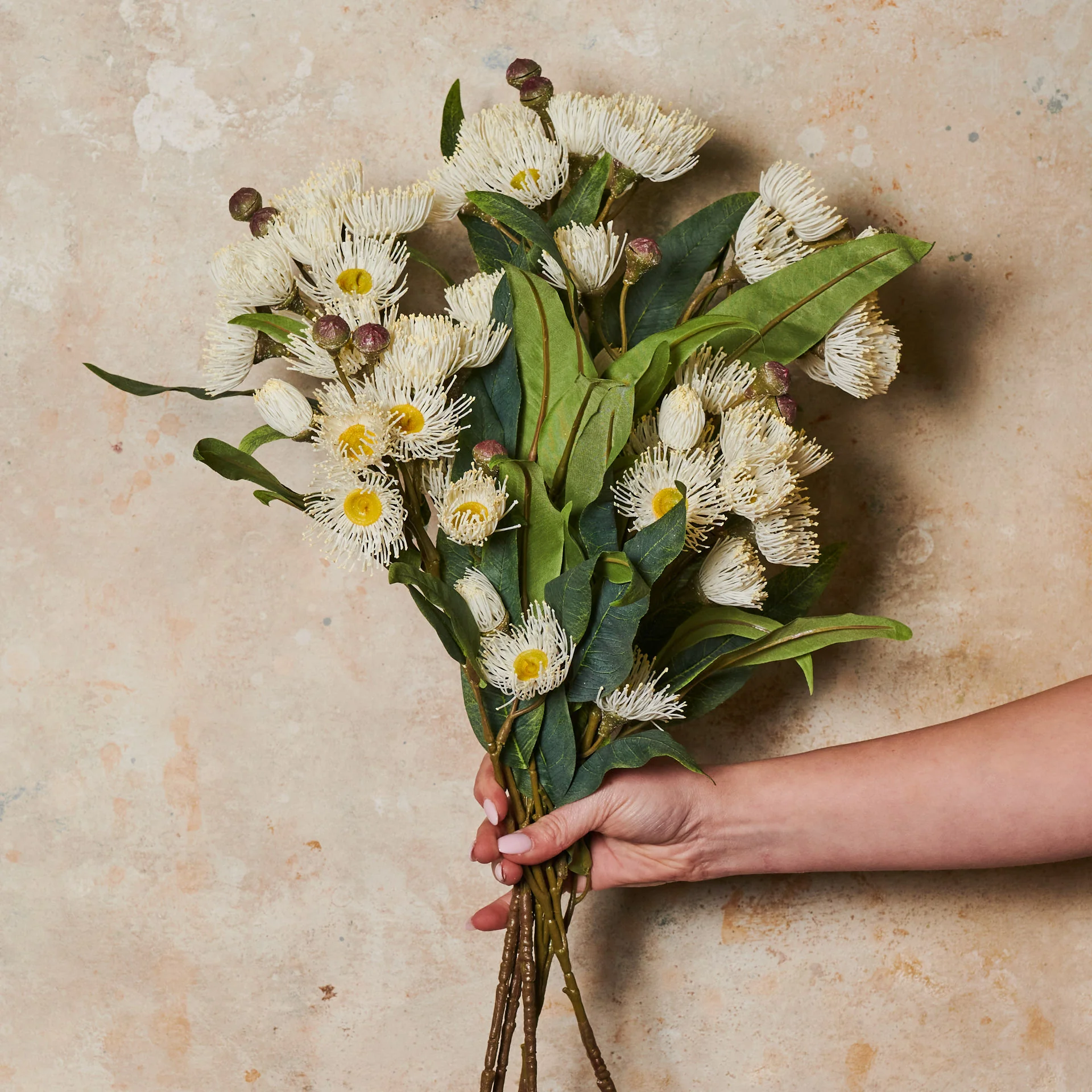 Flowering Eucalyptus Real Touch Flower Stem - Image 3