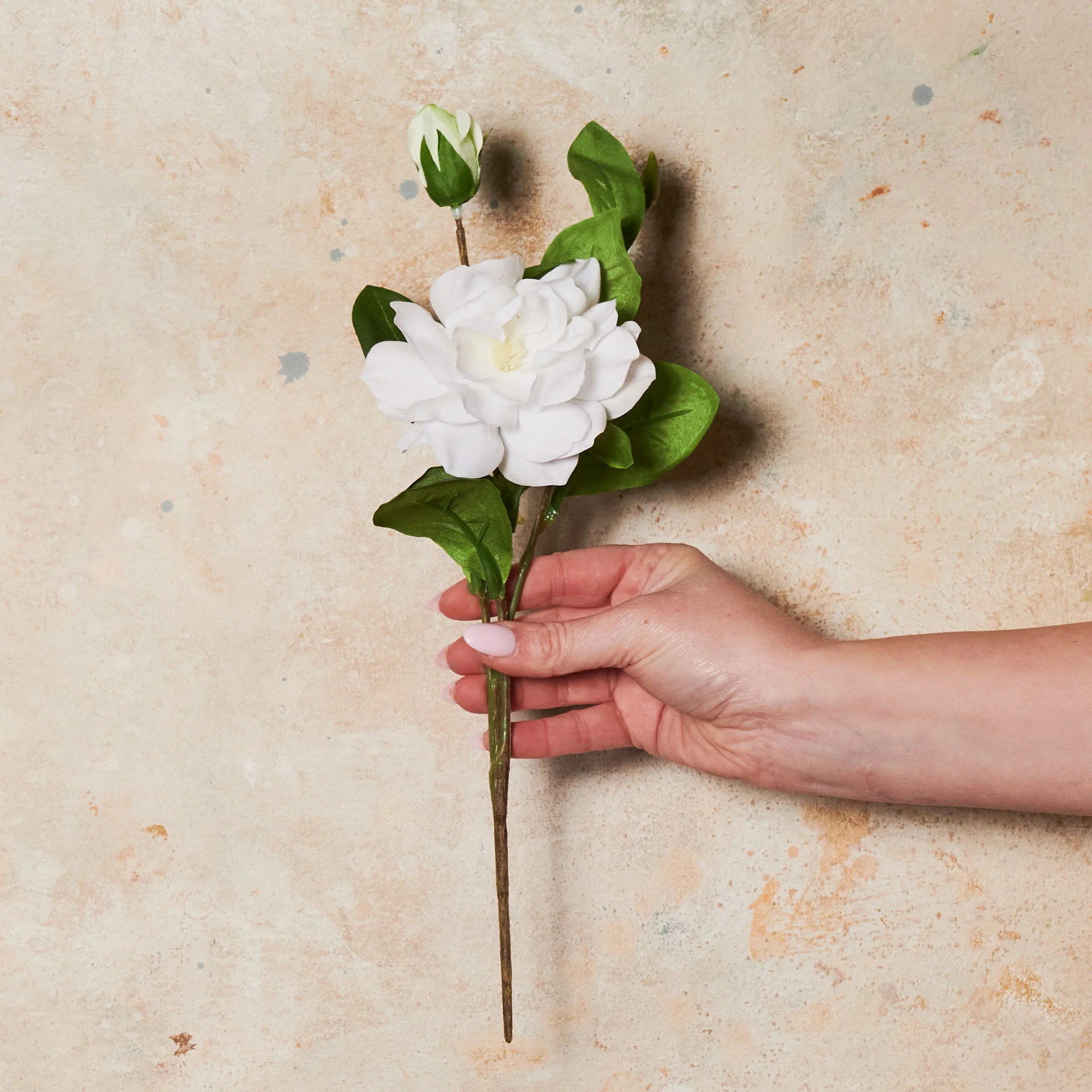 Gardenia Real Touch Flower Stem - Image 2