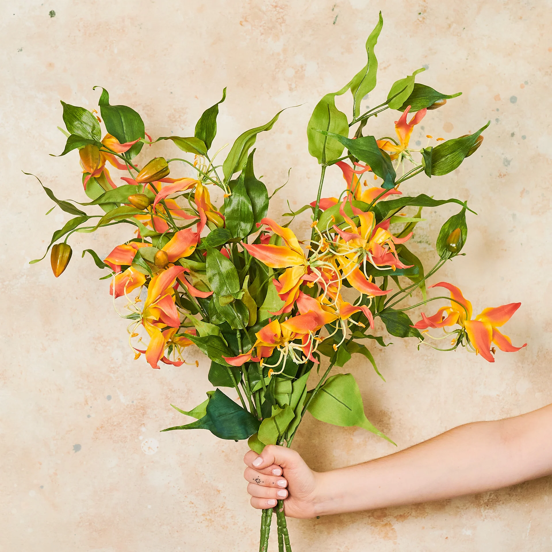 Gloriosa Spray Real Touch Flower Stem - Image 7