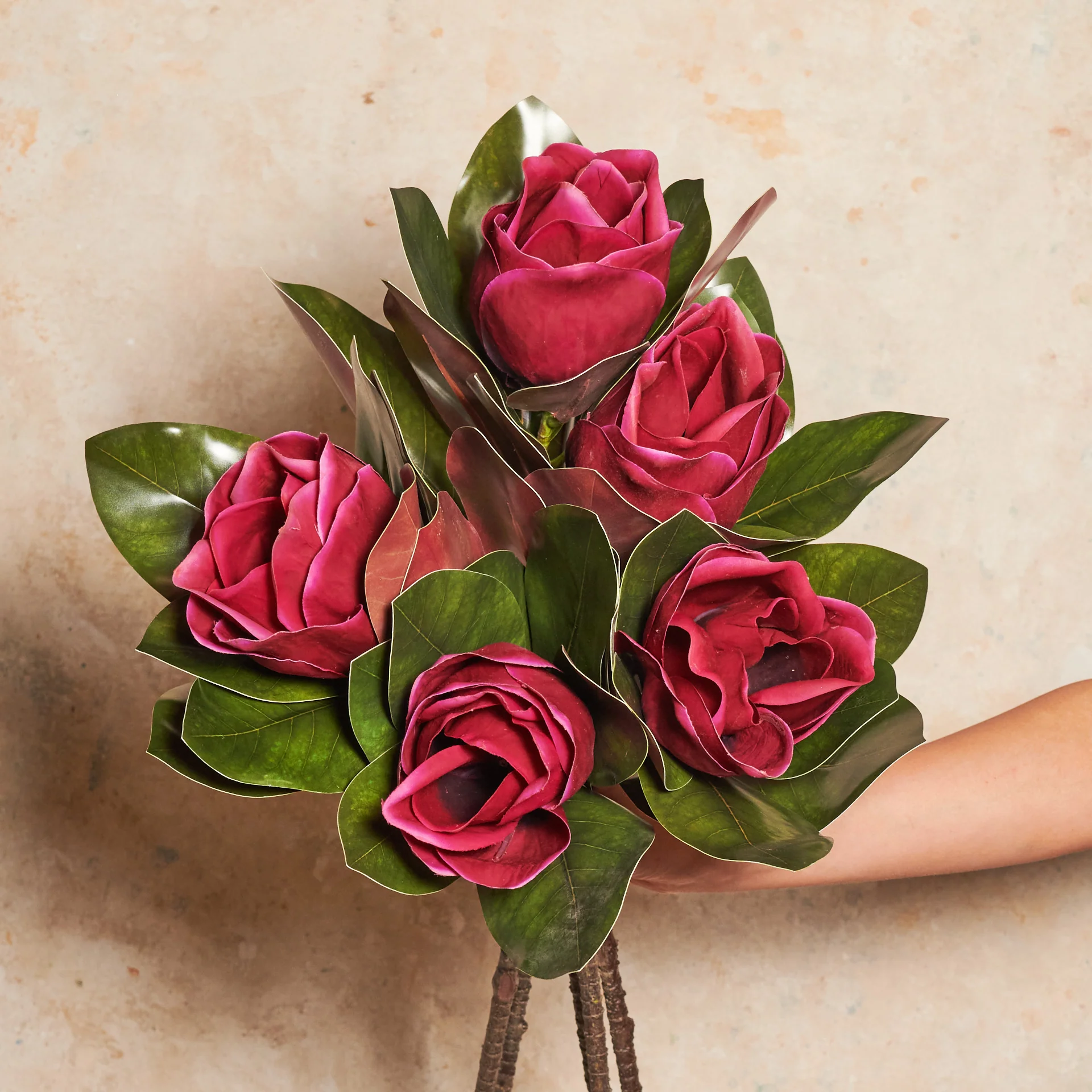 Magnolia Flower Real Touch Flower Stem - Image 4