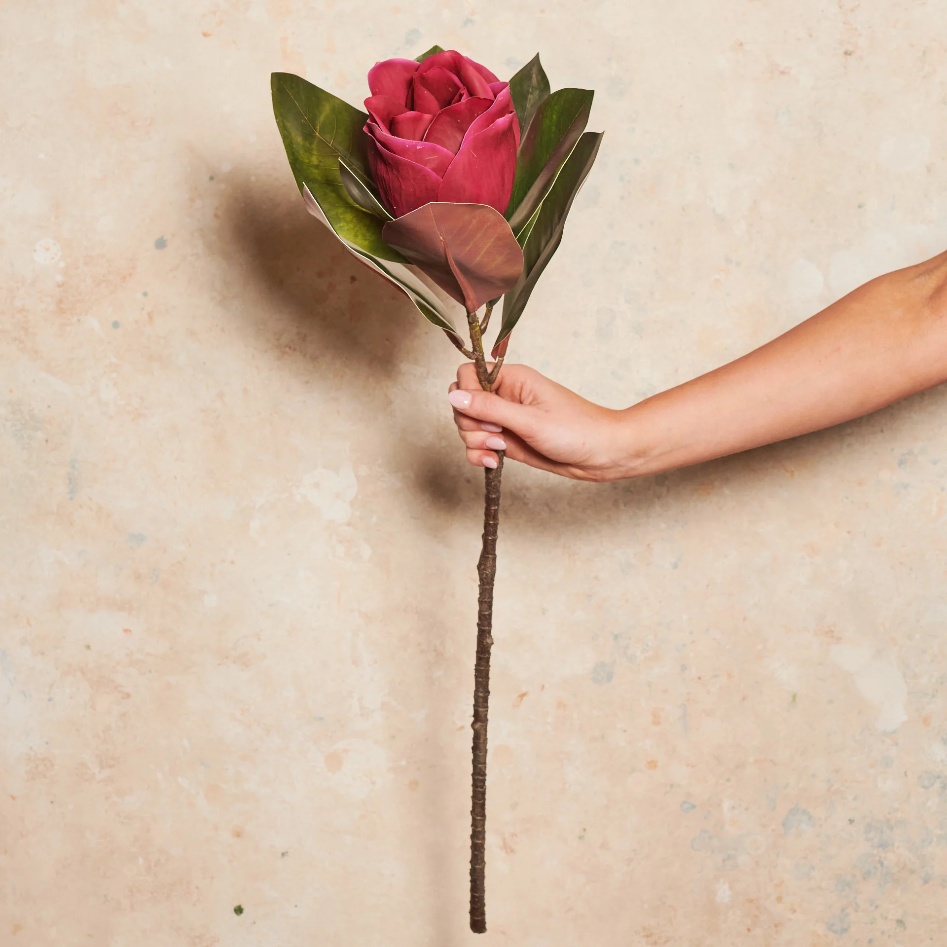 Magnolia Flower Real Touch Flower Stem - Image 5