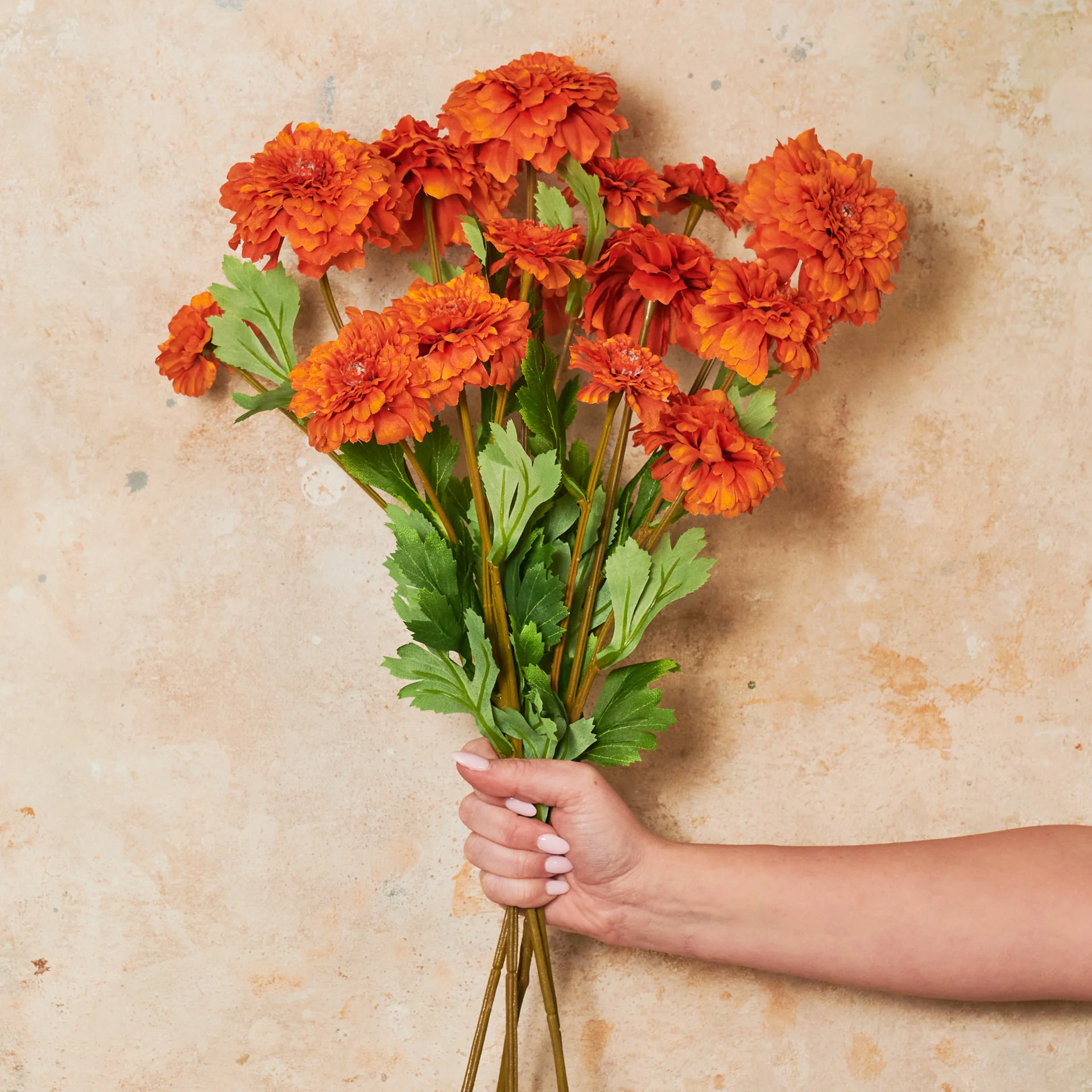 Marigold Real Touch Flower Stem - Image 2