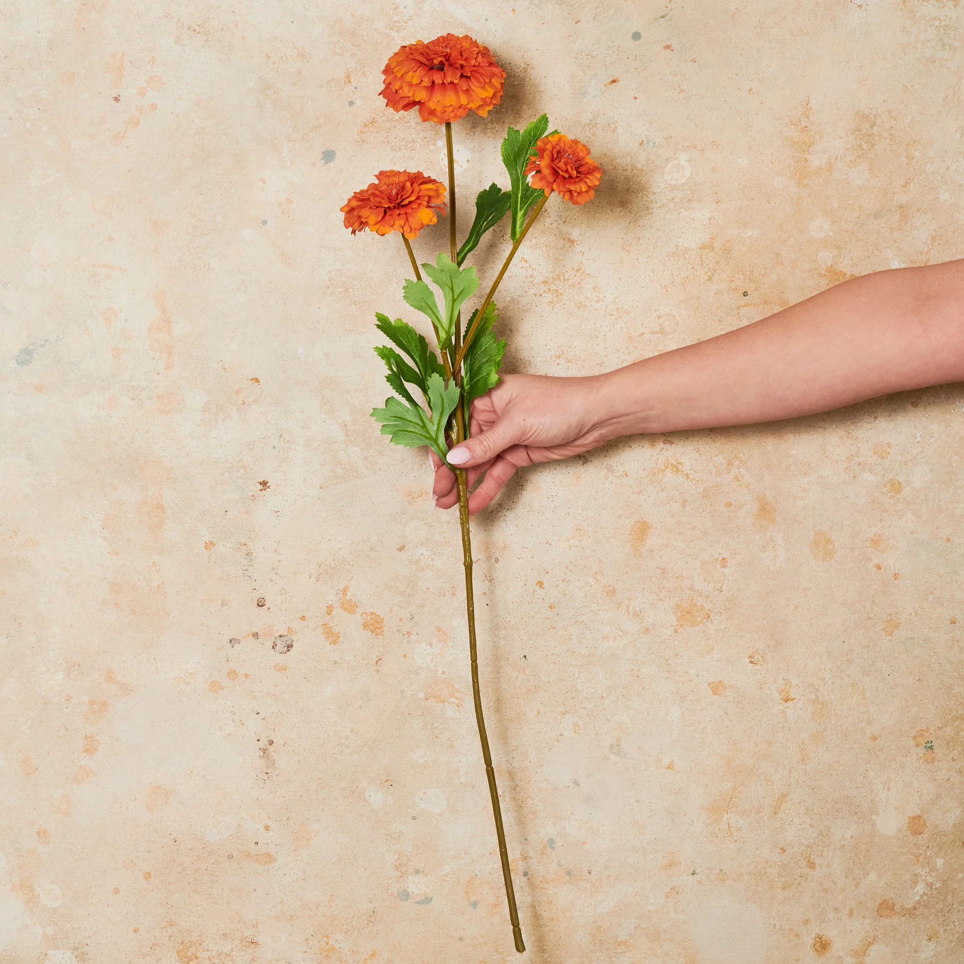 Marigold Real Touch Flower Stem - Image 3