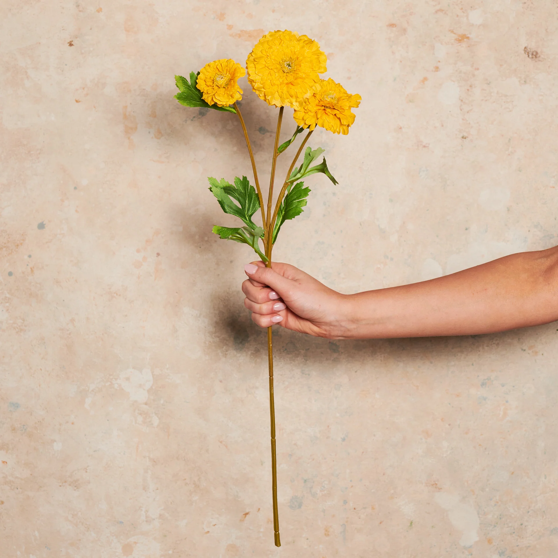 Marigold Real Touch Flower Stem - Image 5