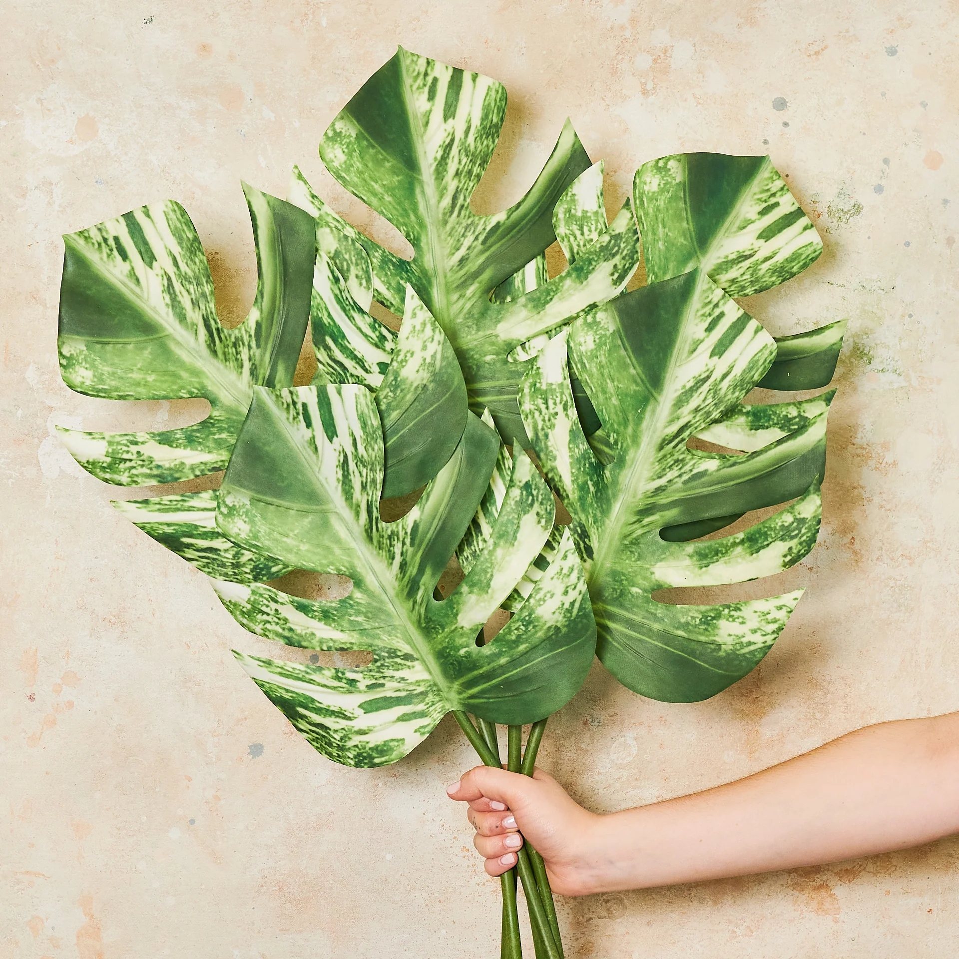 Monstera Leaf Real Touch Leaf Stem - Image 4