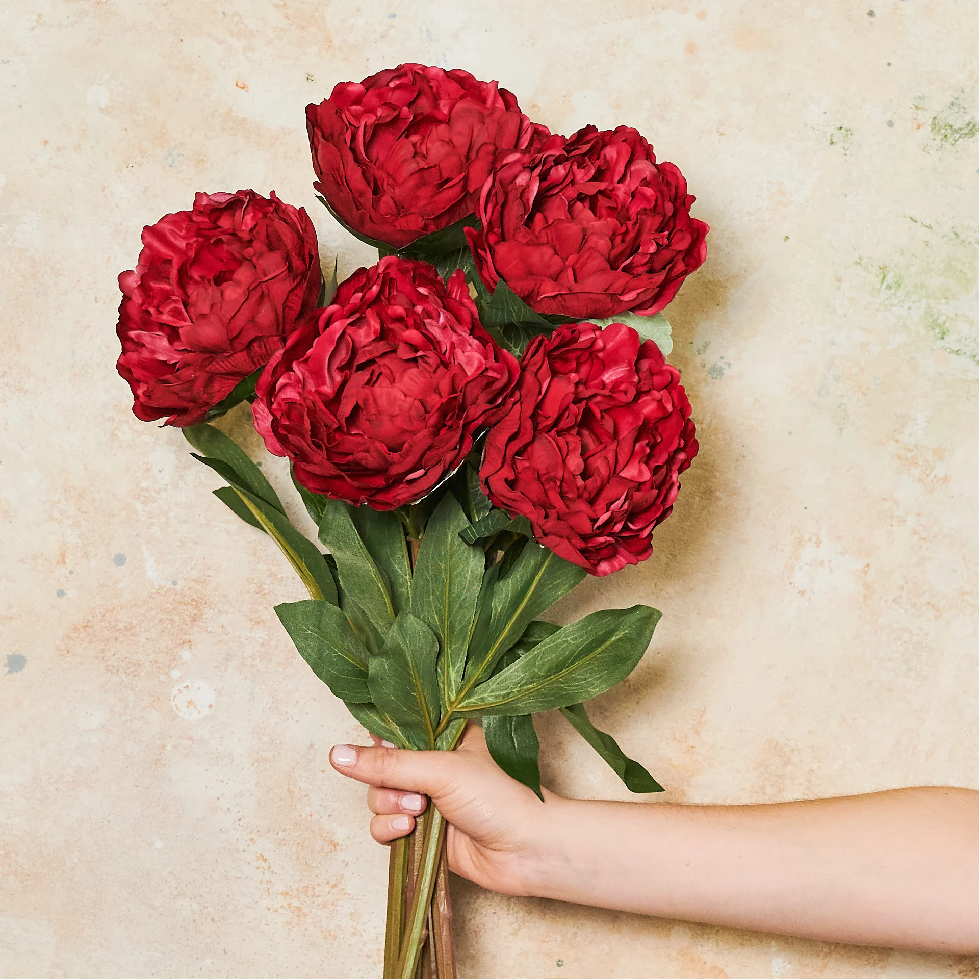 Peony Large Real Touch Flower Stem - Image 5