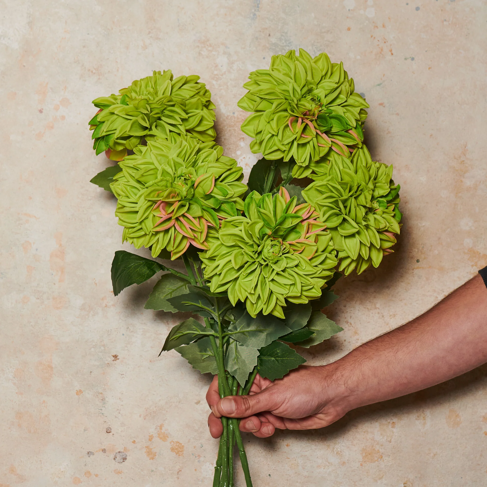 Pompon Dahlia Large Real Touch Flower Stem - Image 3