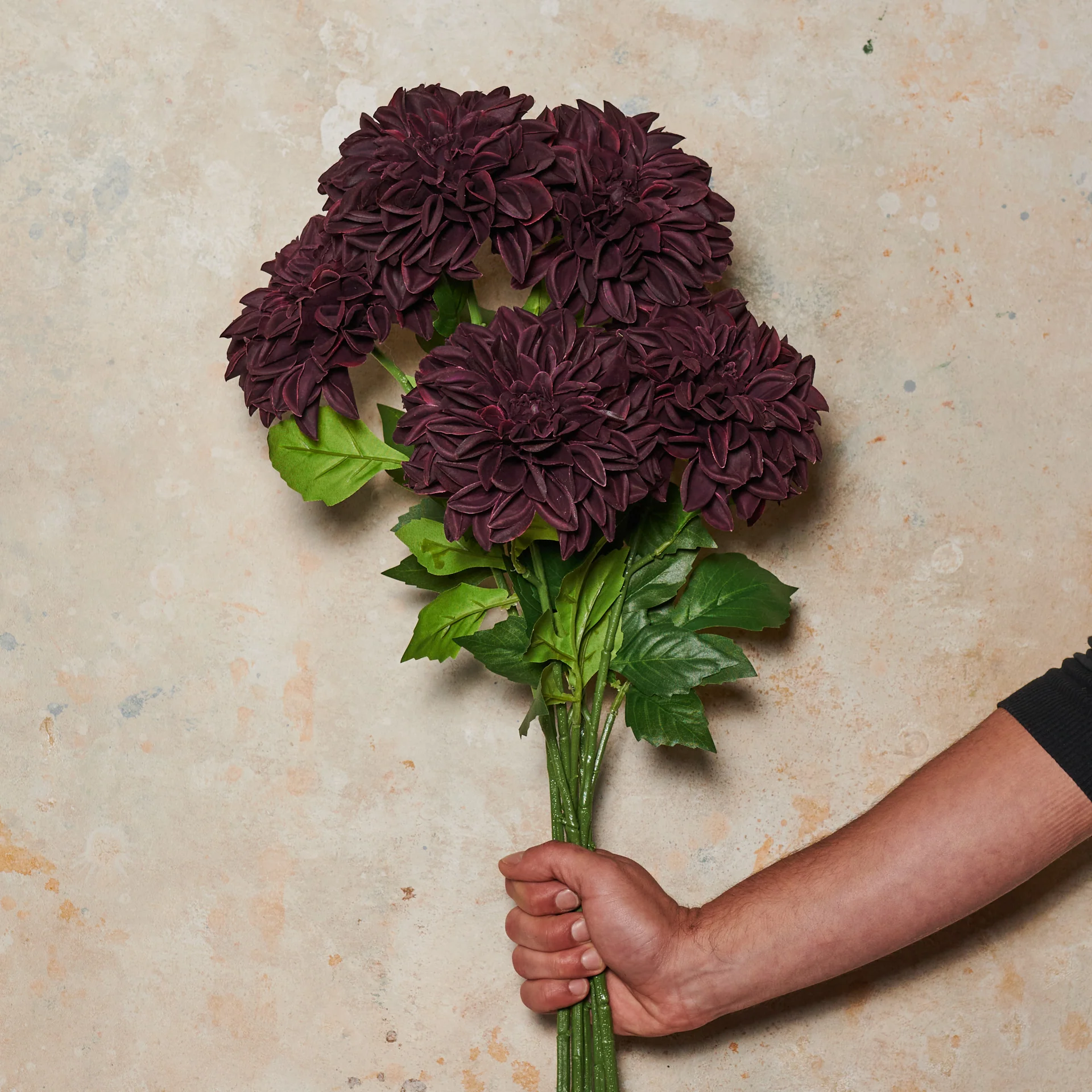 Pompon Dahlia Large Real Touch Flower Stem - Image 6