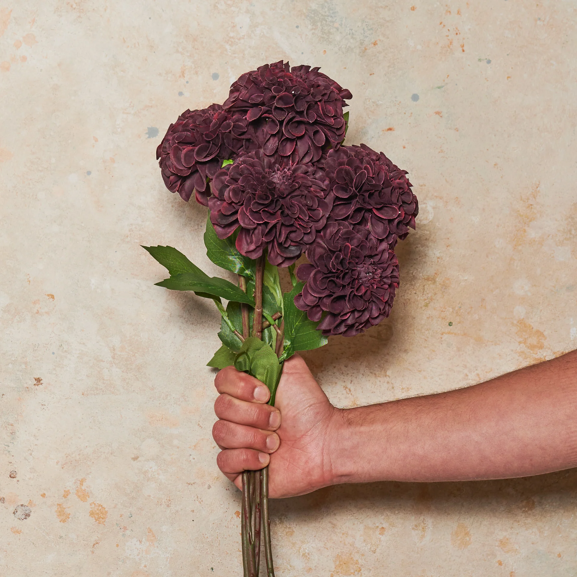 Pompon Dahlia Real Touch Flower Stem - Image 12