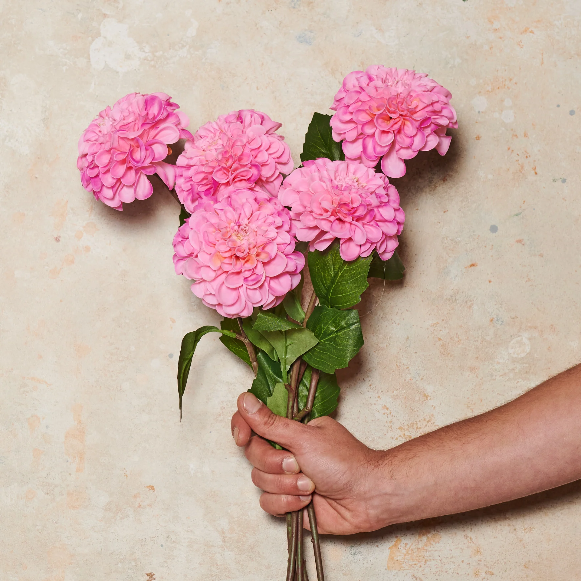 Pompon Dahlia Real Touch Flower Stem - Image 2