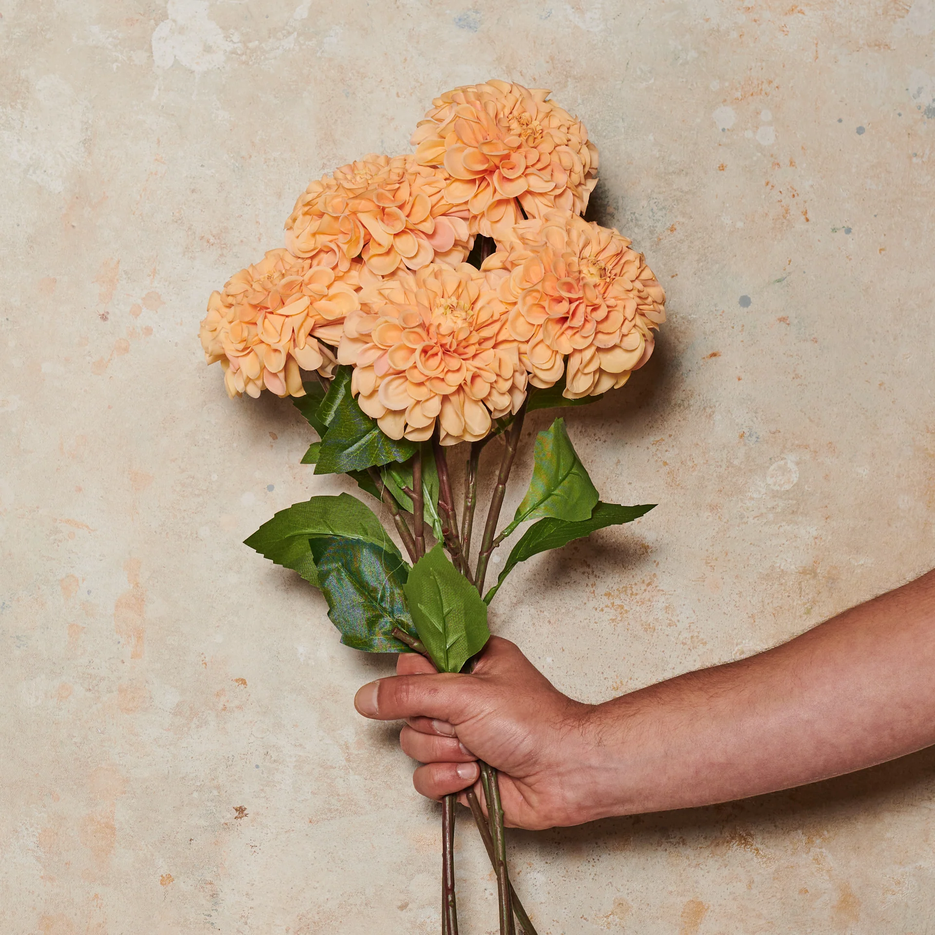 Pompon Dahlia Real Touch Flower Stem - Image 4