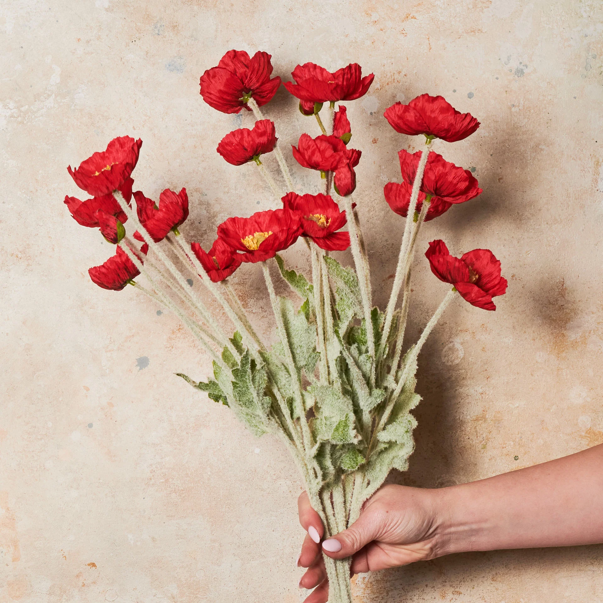 Poppy Real Touch Flower Stem - Image 4