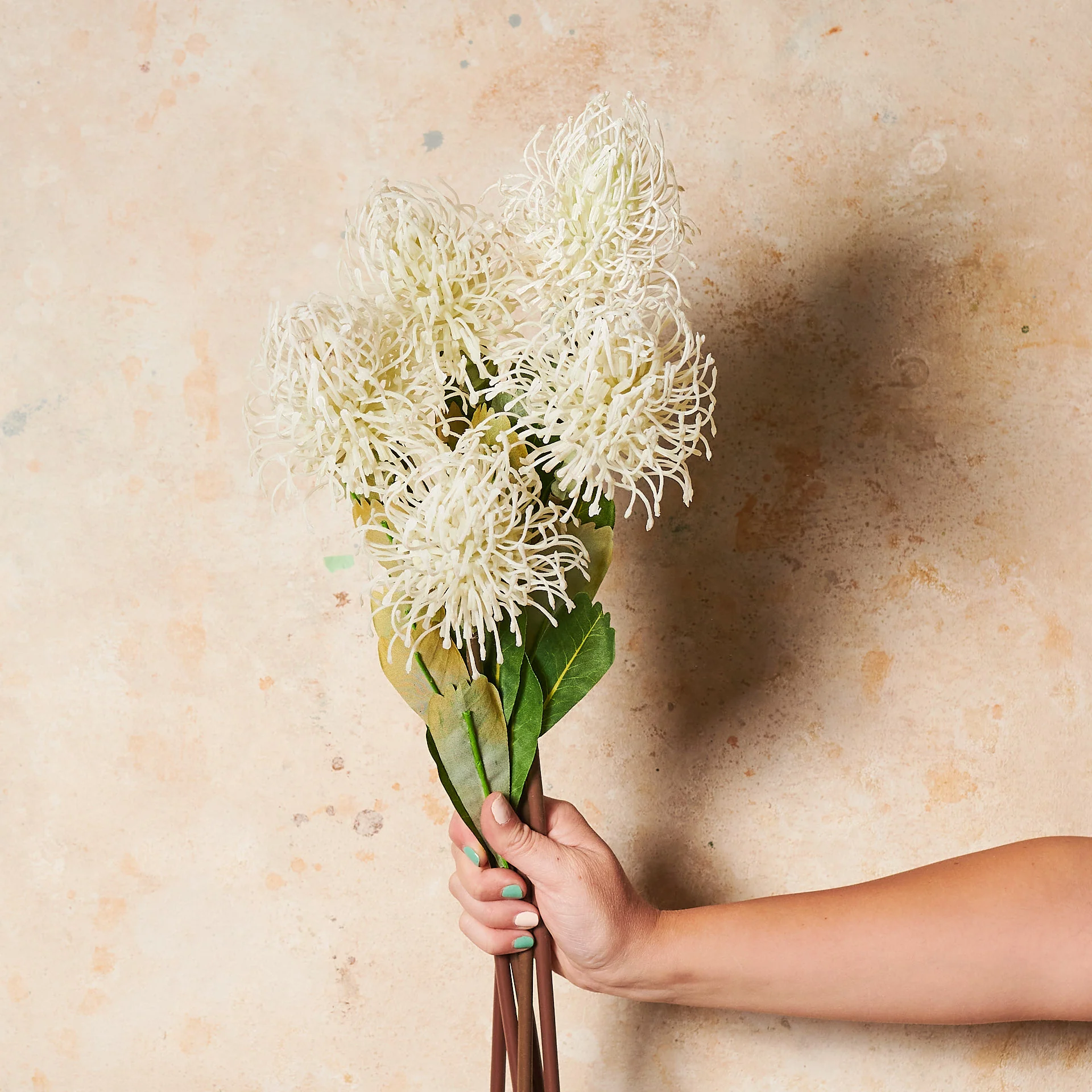Protea Leucospermum Pin Cushion Real Touch Flower Stem - Image 3