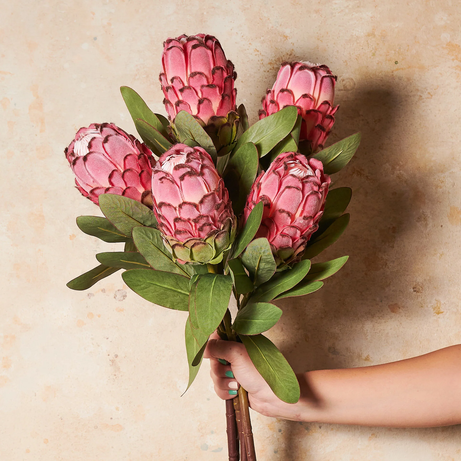 Queen Protea Real Touch Flower Stem - Image 3