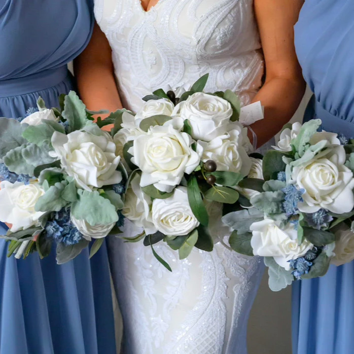 Rose Bridal Bouquet - Image 3