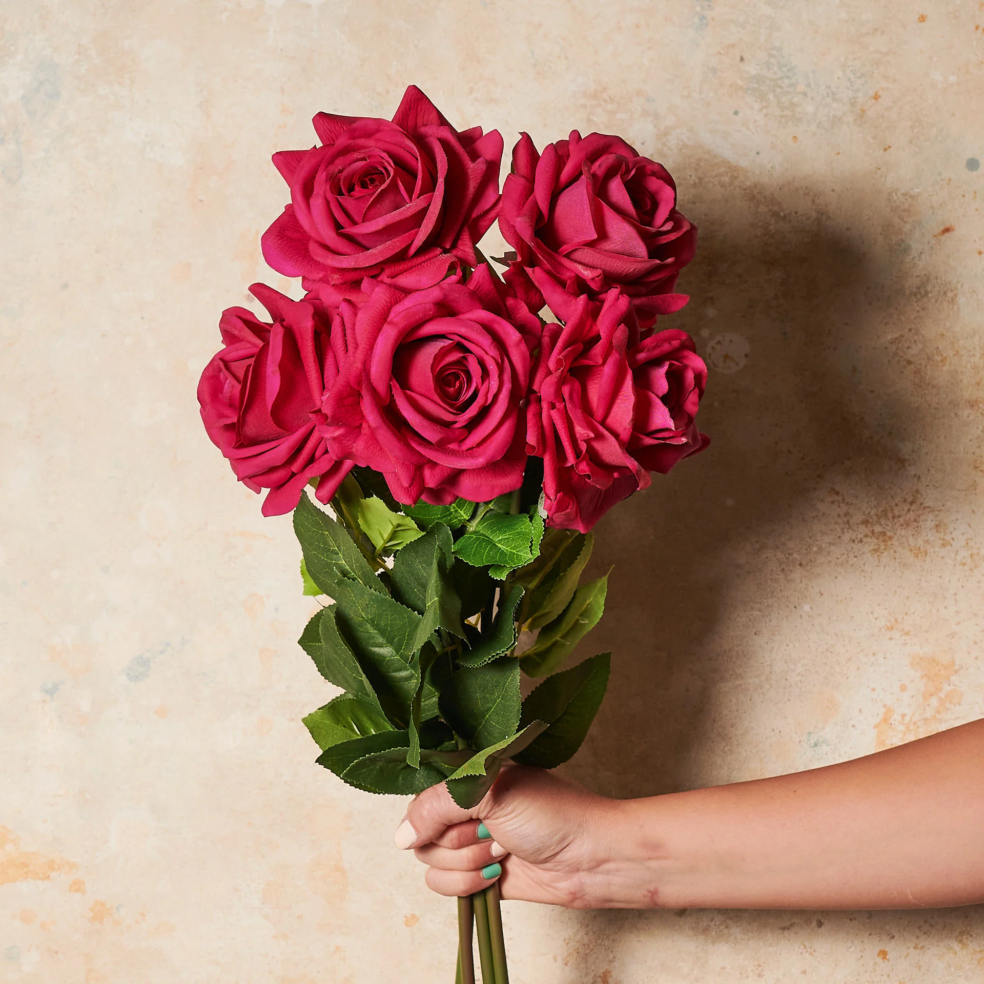 Rose Hannah Real Touch Flower Stem - Image 3