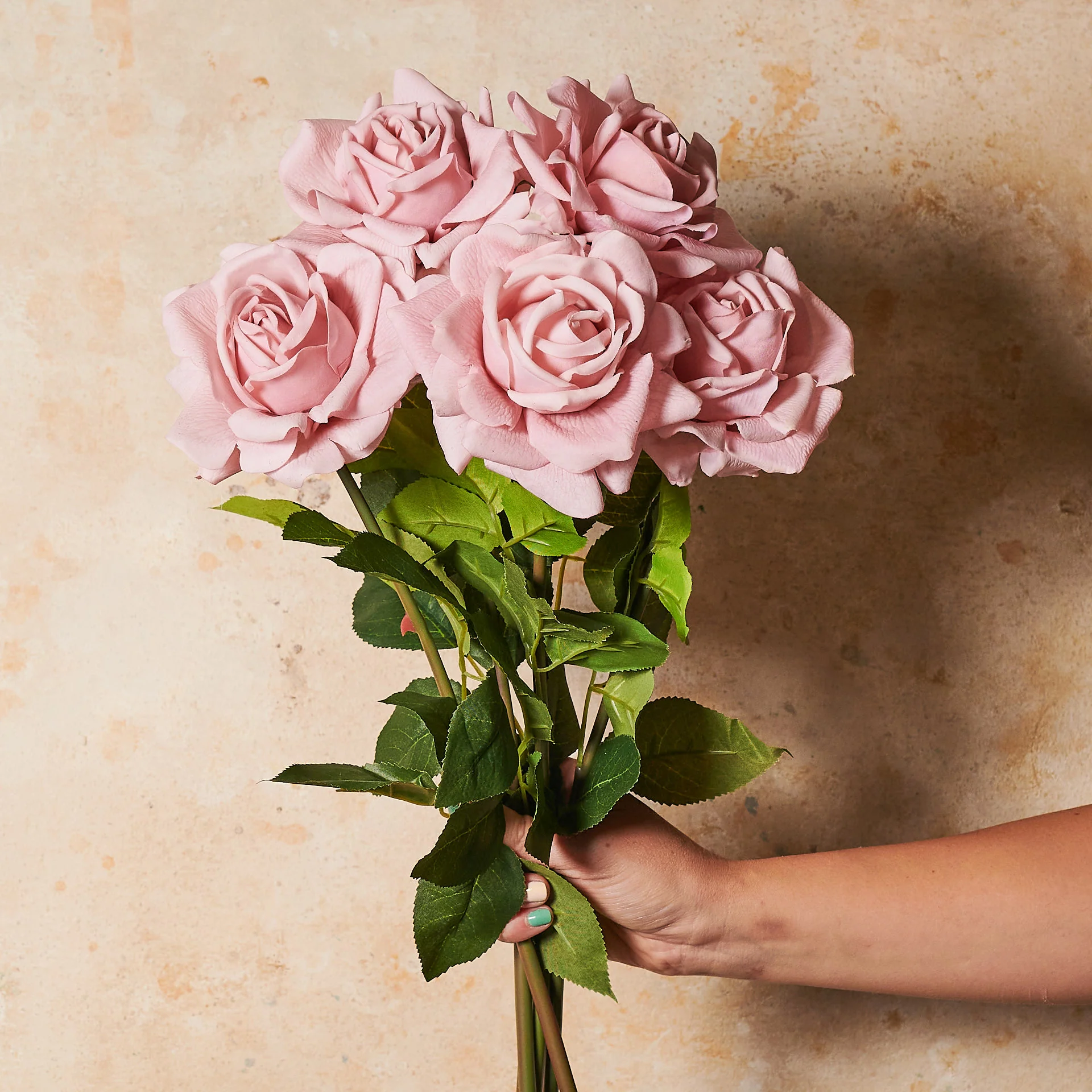 Rose Hannah Real Touch Flower Stem - Image 4