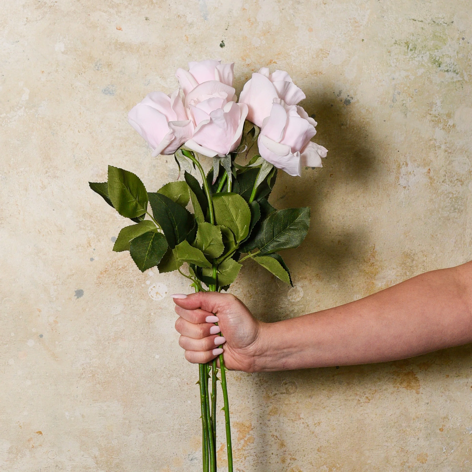 Rose Yvie Real Touch Flower Stem - Image 5