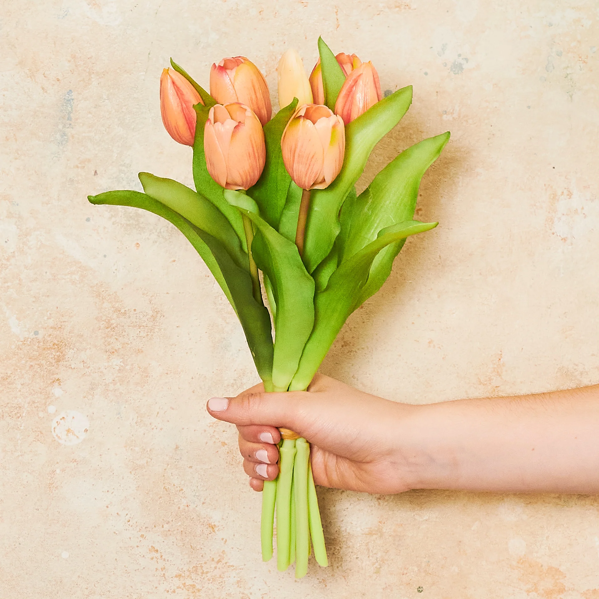 Tulip Mini Real Touch Flower Bunch - Image 5