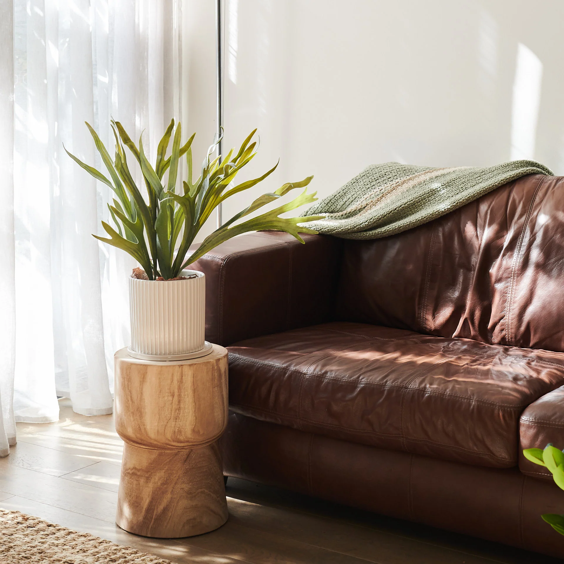 Hunter Wood Stool - Image 2