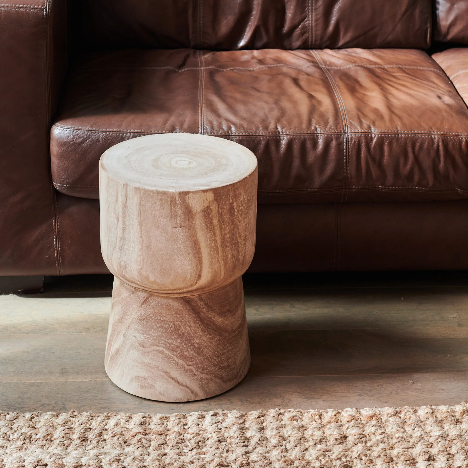 Hunter Wood Stool - Image 3